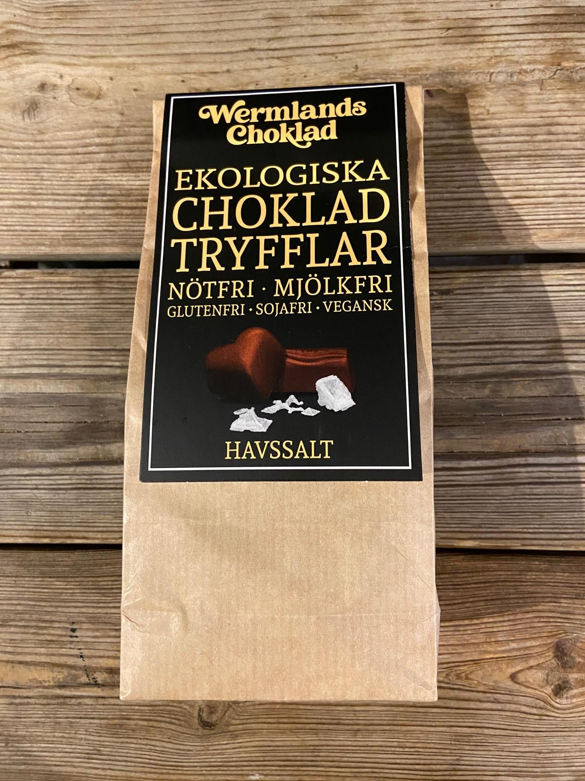 Ekologiska Chokladtryfflar Havssalt