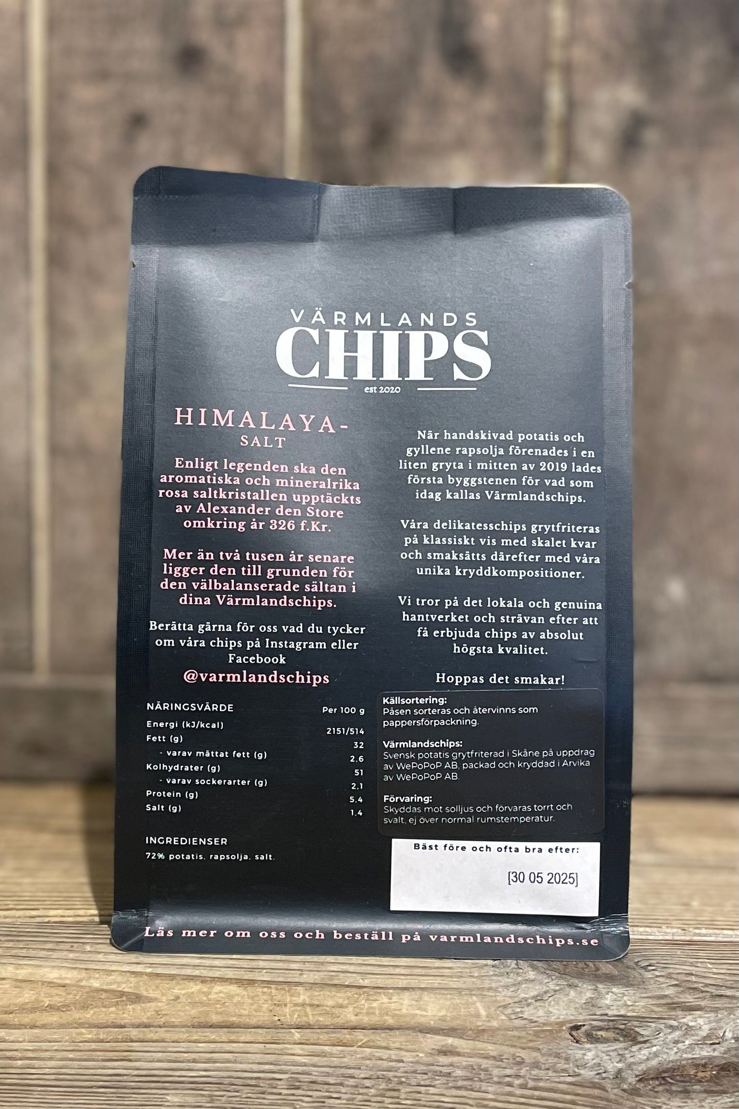 Värmlandschips Himalayasalt