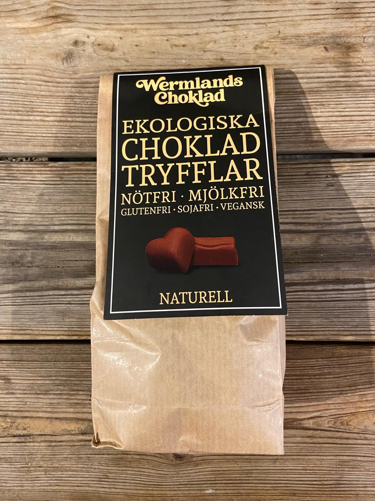 Ekologiska Chokladtryfflar Naturell